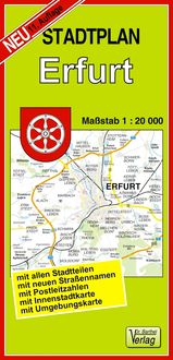 Produktbild: Stadtplan Erfurt