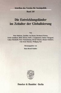 Produktbild: Die Entwicklungsl&auml;nder im Zeitalter der Globalisierung.