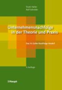 Produktbild: Unternehmensnachfolge in der Theorie und Praxis