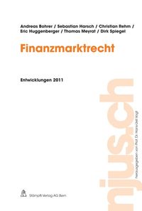 Produktbild: Finanzmarktrecht, Entwicklungen 2011