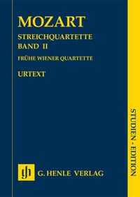 Produktbild: Wolfgang Amadeus Mozart - Streichquartette, Band II (Fr&uuml;he Wiener Quartette)