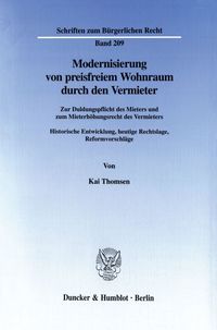 Bild vom Artikel Modernisierung von preisfreiem Wohnraum durch den Vermieter. vom Autor Kai Thomsen