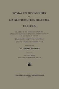 Produktbild: Katalog der Handschriften der K&ouml;nigl. &Ouml;ffentlichen Bibliothek zu Dresden