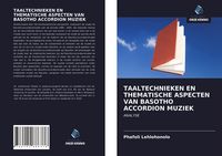 Produktbild: Taaltechnieken En Thematische Aspecten Van Basotho Accordion Muziek