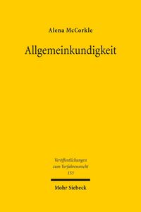 Produktbild: Allgemeinkundigkeit