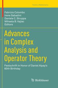 Produktbild: Advances in Complex Analysis and Operator Theory
