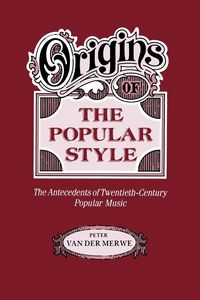 Produktbild: Origins of the Popular Style