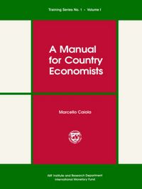 Produktbild: Caiola, M:  A Manual for Country Economists