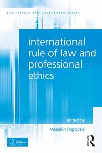 Produktbild: International Rule of Law and Professional Ethics