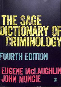 Produktbild: The SAGE Dictionary of Criminology