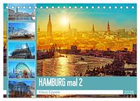 Produktbild: Hamburg mal 2 (Tischkalender 2026 DIN A5 quer), CALVENDO Monatskalender