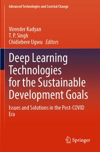 Produktbild: Deep Learning Technologies for the Sustainable Development Goals