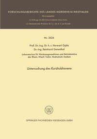 Produktbild: Untersuchung des Kurzhubhonens
