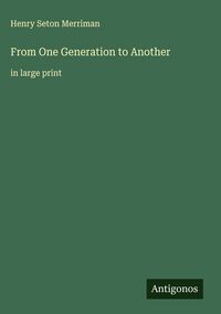 Produktbild: From One Generation to Another