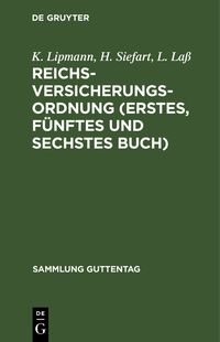 Produktbild: Reichsversicherungsordnung (Erstes, f&uuml;nftes und sechstes Buch)