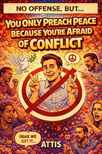 Produktbild: No Offense, But... You Only Preach Peace Because You're Afraid of Conflict