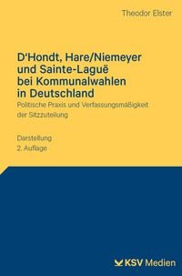 Produktbild: D'Hondt, Hare/Niemeyer und Sainte-Lagu&euml; bei Kommunalwahlen in Deutschland