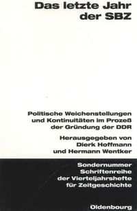 Produktbild: Das letzte Jahr der SBZ