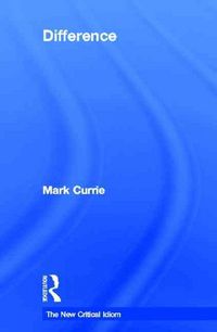 Produktbild: Currie, M: Difference