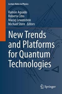 Produktbild: New Trends and Platforms for Quantum Technologies