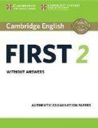 Produktbild: Cambridge English First 2 Student's Book Without Answers
