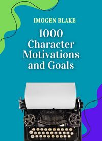 Produktbild: 1000 Character Motivations and Goals