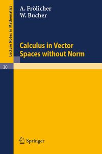 Produktbild: Calculus in Vector Spaces without Norm