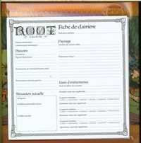 Produktbild: Root, le jeu de r&ocirc;le : &eacute;cran de jeu + fiche de clairi&egrave;re