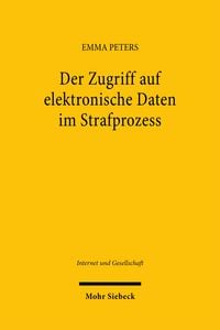 Produktbild: Der Zugriff auf elektronische Daten im Strafprozess