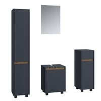 Produktbild: 4-tlg. Badm&ouml;bel Set Komplett Badschrank Cosila M