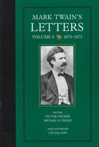 Produktbild: Twain, M: Mark Twain&prime;s Letters V 4 - 1870-1871