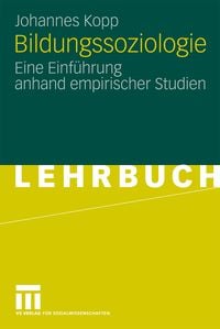 Produktbild: Bildungssoziologie