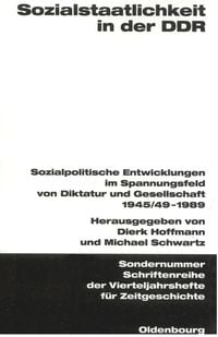 Produktbild: Sozialstaatlichkeit in der DDR