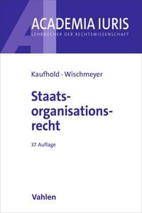 Produktbild: Staatsorganisationsrecht