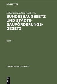 Produktbild: Bundesbaugesetz und St&auml;dtebauf&ouml;rderungsgesetz