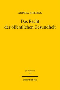Produktbild: Das Recht der &ouml;ffentlichen Gesundheit