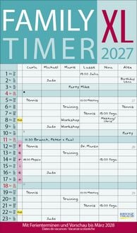 Produktbild: XL Family Timer 2027