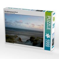 Produktbild: CALVENDO Puzzle Abendd&auml;mmerung am Strand | 1000 Teile Lege-Gr&ouml;&szlig;e 64x48cm Foto-Puzzle f&uuml;r gl&uuml;ckliche Stunden