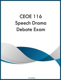 Produktbild: CEOE 116 Speech Drama Debate Exam