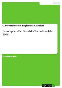 Produktbild: Decompiler - Der Stand der Technik im Jahr 2008