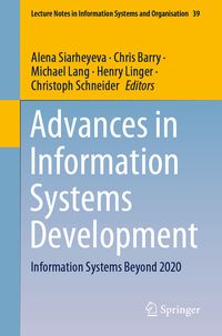 Produktbild: Advances in Information Systems Development