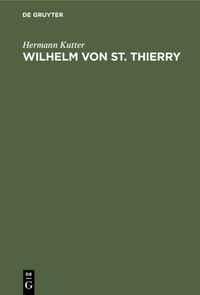 Produktbild: Wilhelm von St. Thierry