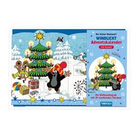 Produktbild: TR&Ouml;TSCH - Windlicht Adventskalender "Der kleine Maulwurf" | Weihnachtskalender mit 24 leuchtenden Motiven