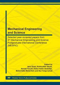 Produktbild: Mechanical Engineering and Science