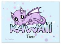 Produktbild: niedliche Kawaii Tiere (Wandkalender 2026 DIN A2 quer), CALVENDO Monatskalender
