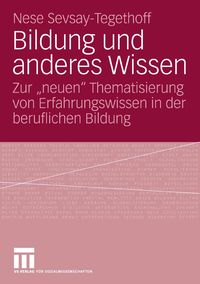 Produktbild: Bildung und anderes Wissen