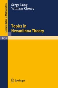 Produktbild: Topics in Nevanlinna Theory