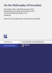 Produktbild: On the Philosophy of Precedent