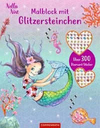 Produktbild: Malblock mit Glitzersteinchen - Nella Nixe