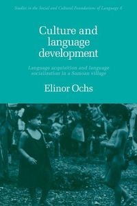 Produktbild: Culture and Language Development